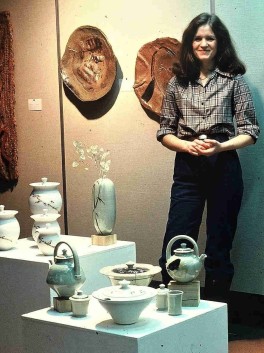 Valerie Metcalfe. 1974. Her Thesis Exhibition at the University of Manitoba.